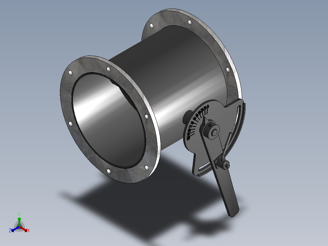 用于气动输送机的阻尼器，风阀