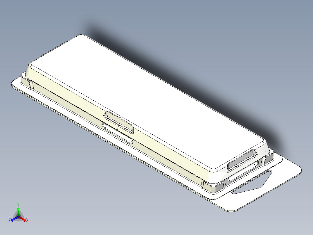 金士顿HyperX野蛮内存包包装外壳DDR3金士顿 内存包装盒正等轴测图