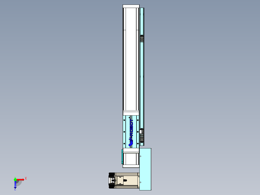 欧规系列-LB6A-L65-S350-BL-ZP40-C3俯视图
