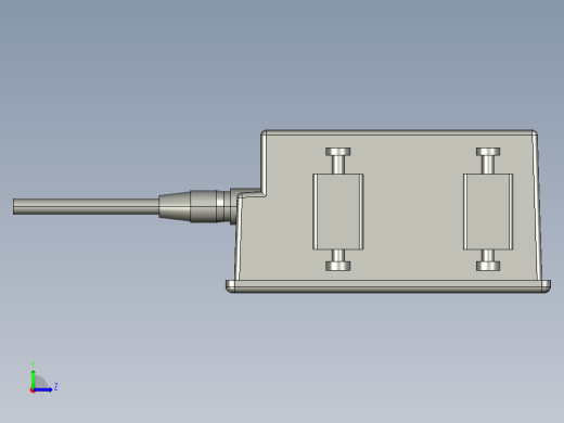 基恩士LS-7001_kc图纸模型左视缩略图