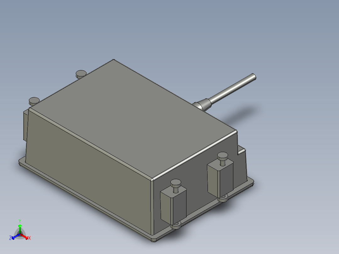 基恩士LS-7001_kc图纸模型正等轴测图