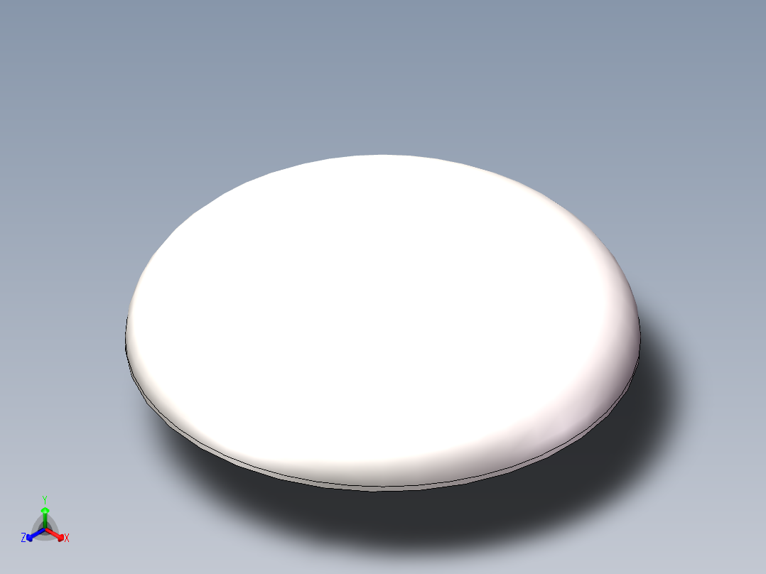 EHA椭圆形封头DN2000正等轴测图