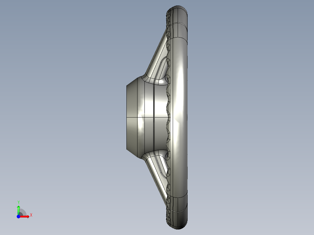 跑车方向盘前视图