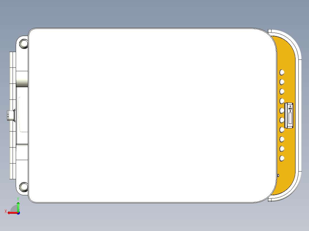 可升降麦克纳姆轮全向AGV小车机器人后视图