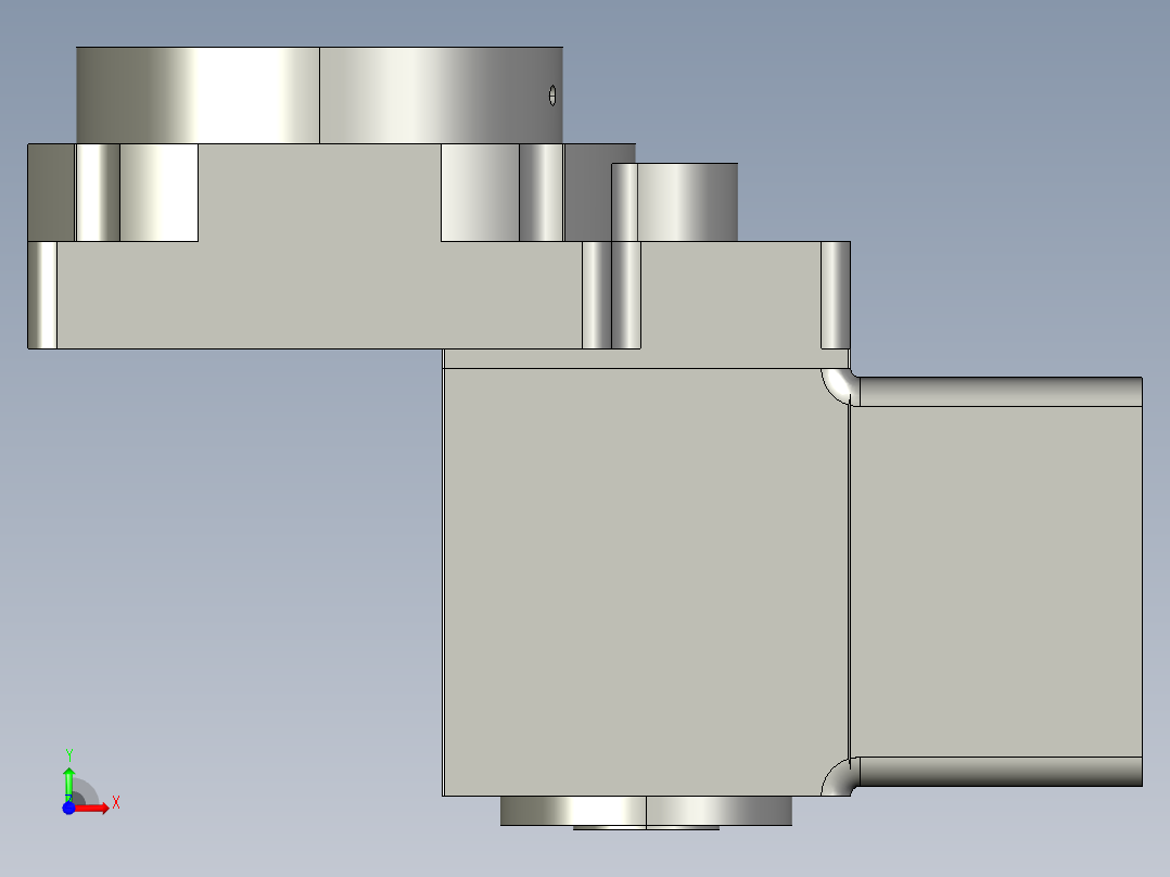 中空旋转平台KFN60-L2-L-10模型转角一体机(8-24 30-3 4-3前视图