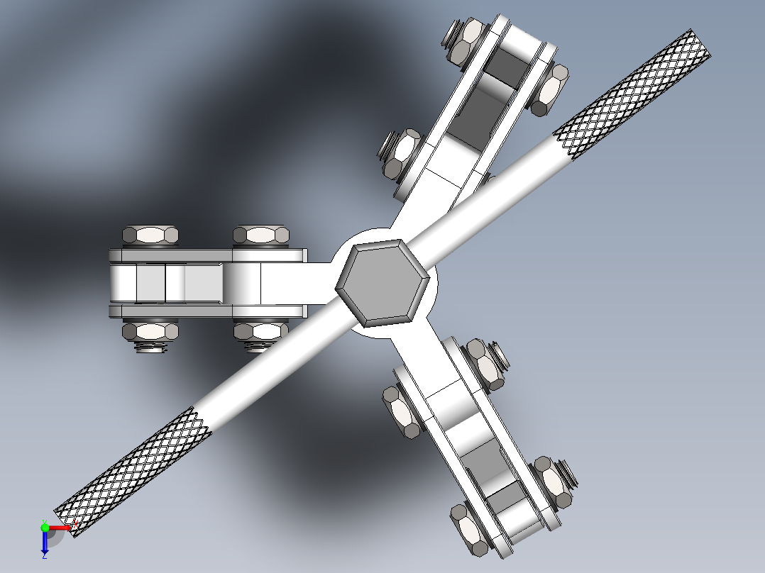 3指轴承拆卸工具俯视图