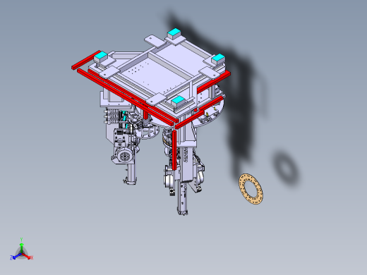 离合器传动盘铆摩擦片工作台设计