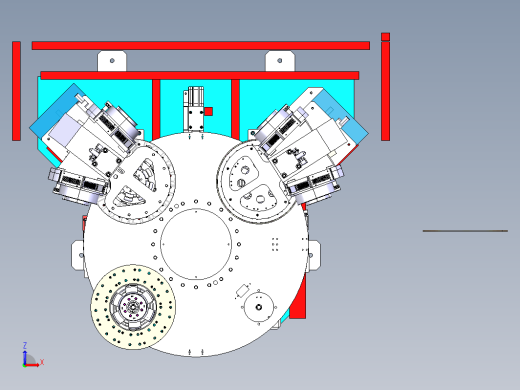 离合器传动盘铆摩擦片工作台设计缩略图