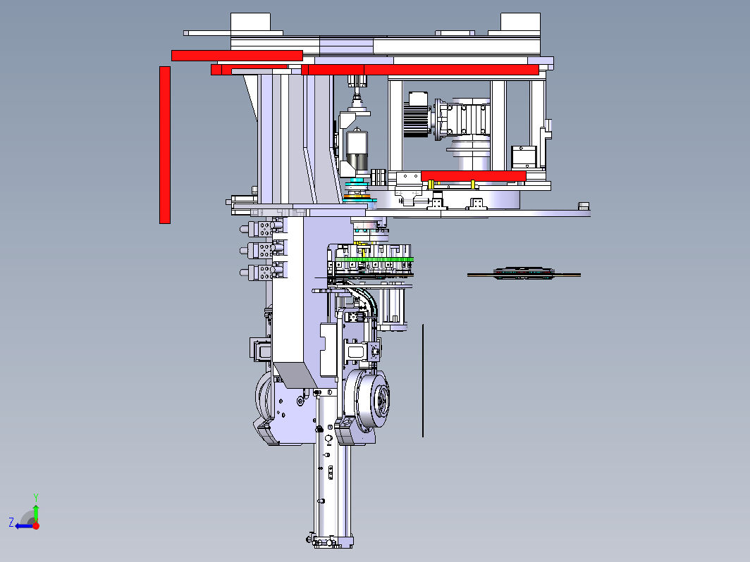 离合器传动盘铆摩擦片工作台设计