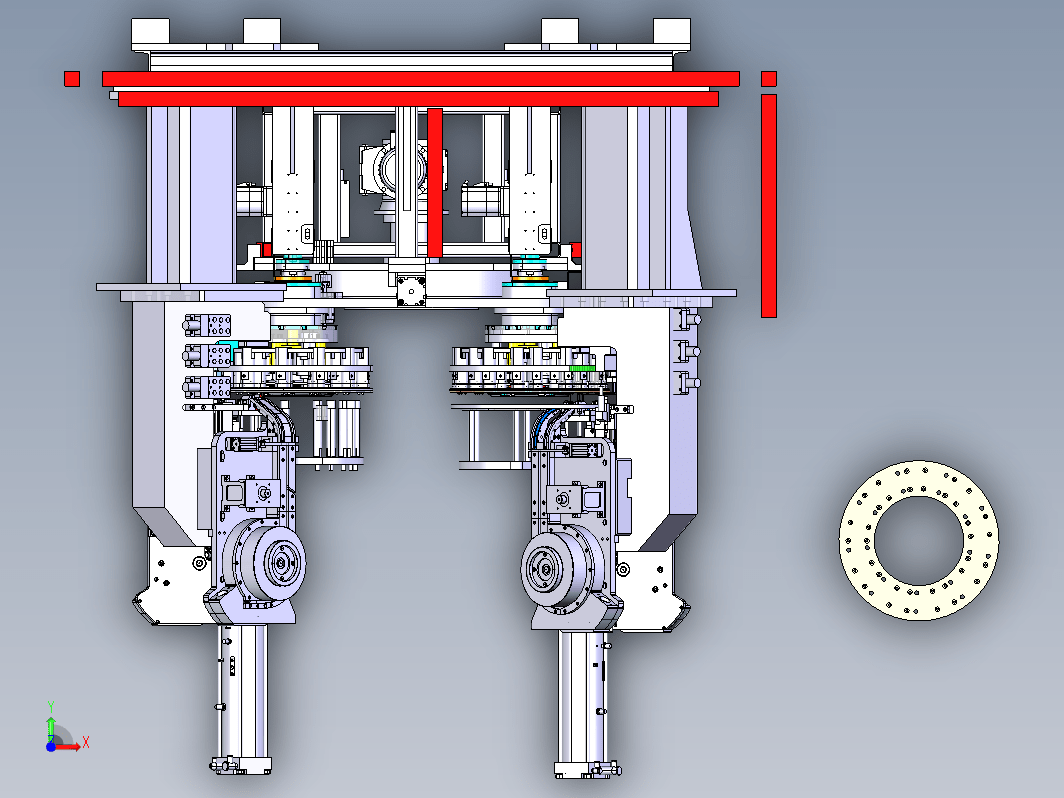 离合器传动盘铆摩擦片工作台设计