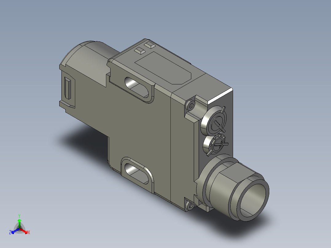 基恩士PZ-G101CB_102CB_kc图纸模型主视图