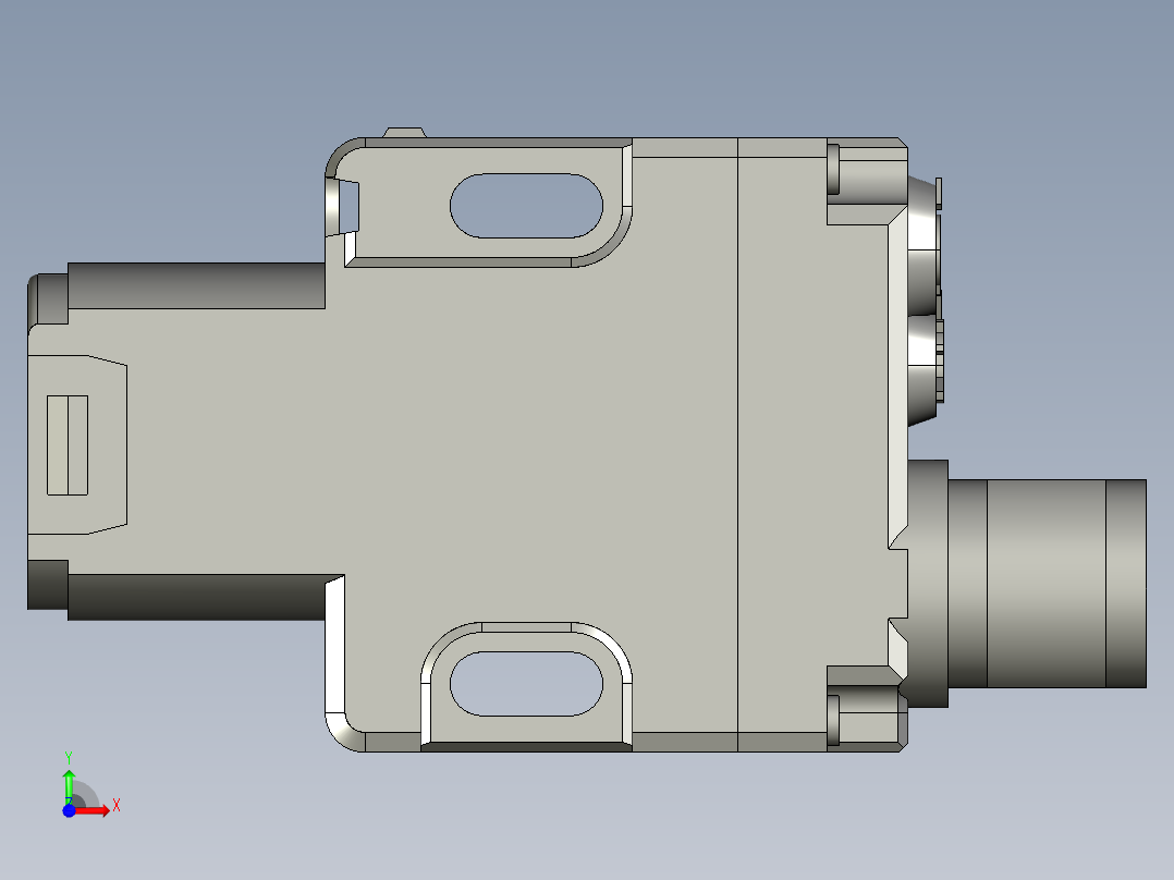 基恩士PZ-G101CB_102CB_kc图纸模型前视图