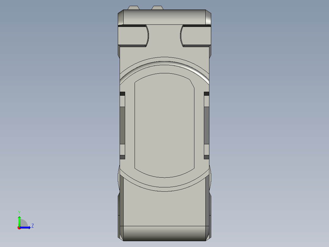 基恩士PZ-G101CB_102CB_kc图纸模型左视图