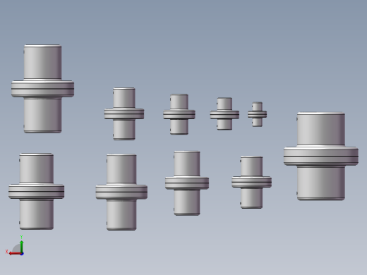 GT型凸缘联轴器 共10种型号后视缩略图