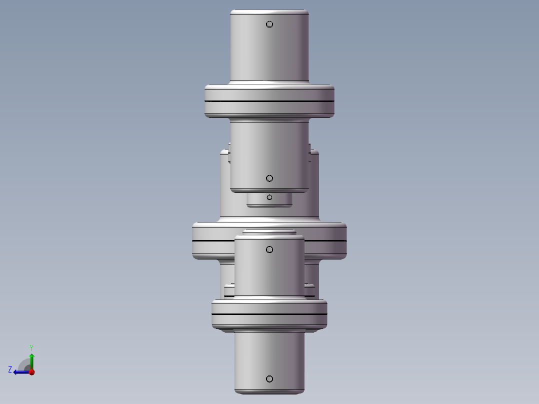 GT型凸缘联轴器 共10种型号右视图
