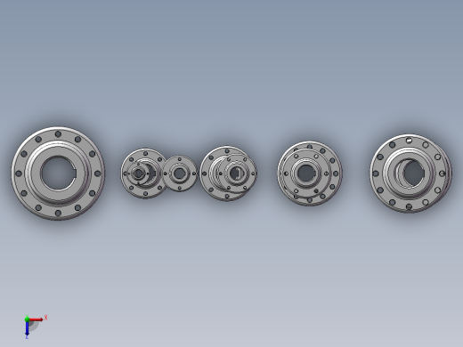 GT型凸缘联轴器 共10种型号俯视缩略图