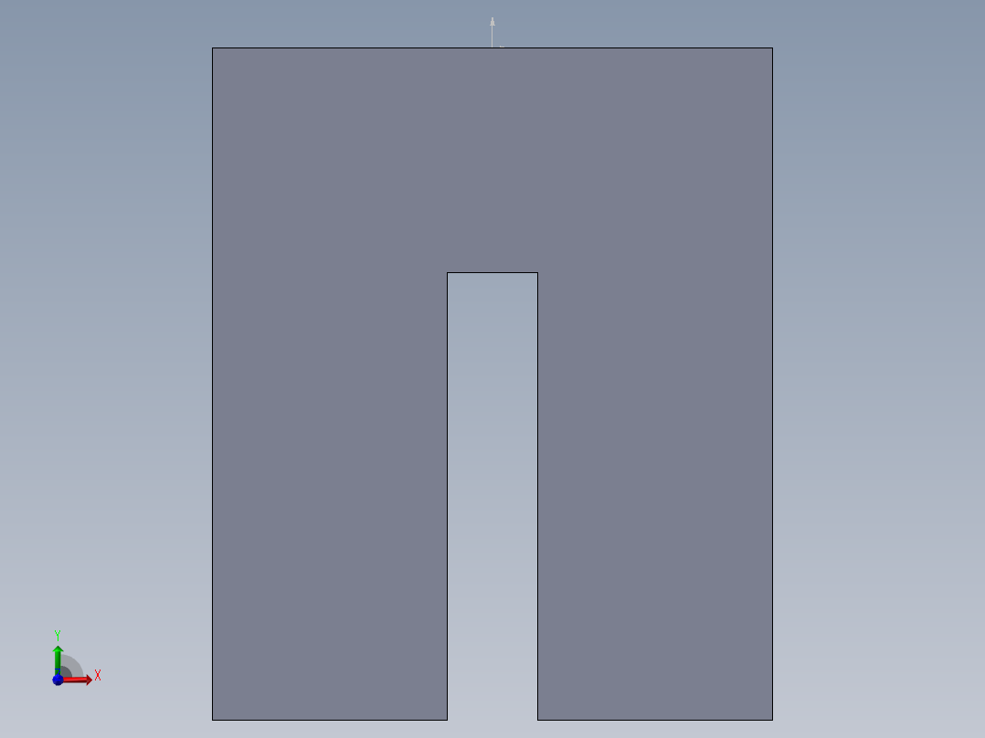 S8 铰链支架前视图