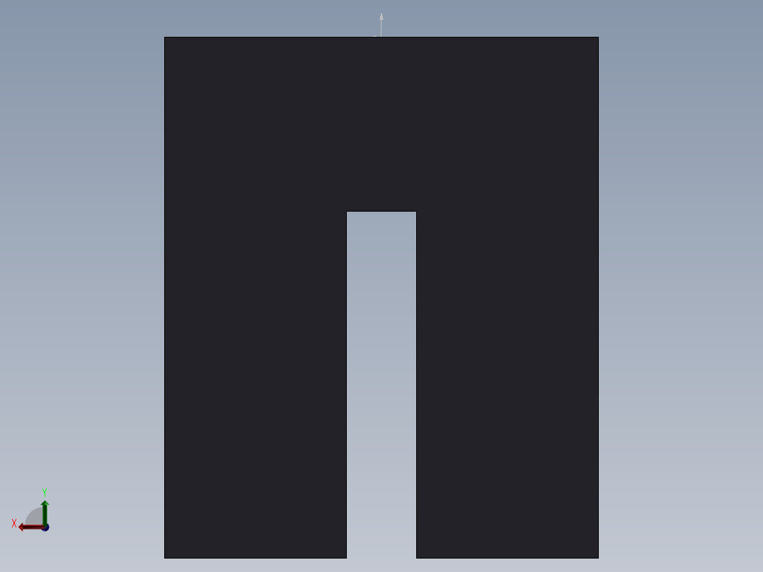 S8 铰链支架后视图