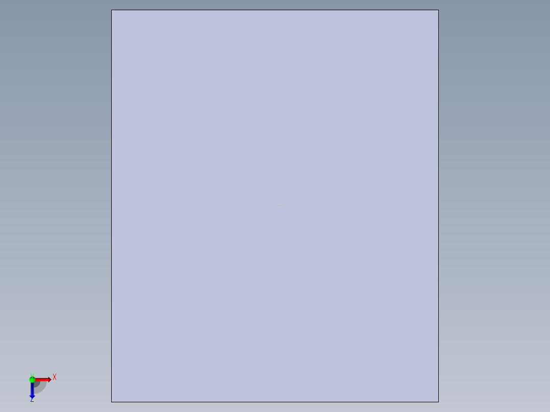 S8 铰链支架俯视图