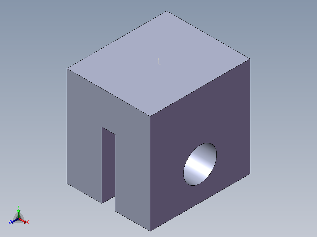 S8 铰链支架正等轴测图