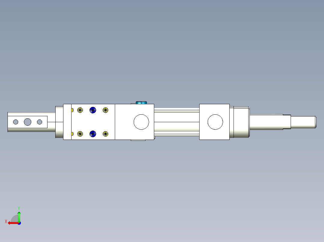 德克斯TUNKERS气缸数模SZK_40_A32_Z_T12_TUENKERS后视图