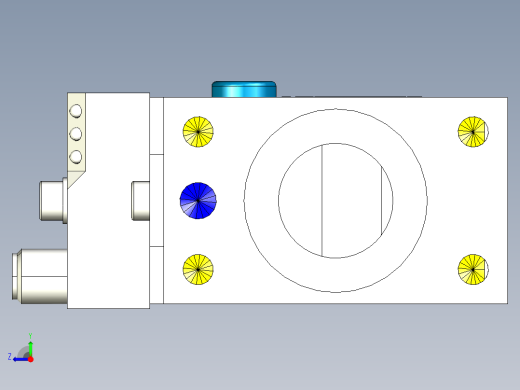 德克斯TUNKERS气缸数模SZK_40_A32_Z_T12_TUENKERS右视缩略图