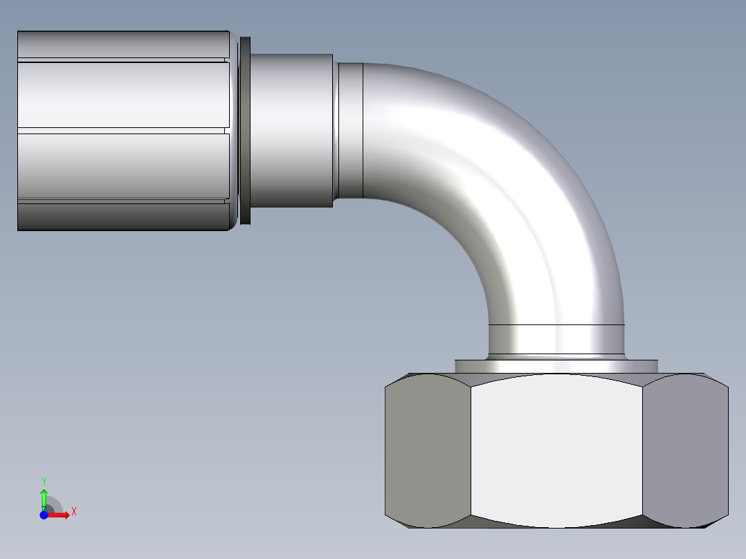 1C79系列-24°重型90°头前视图
