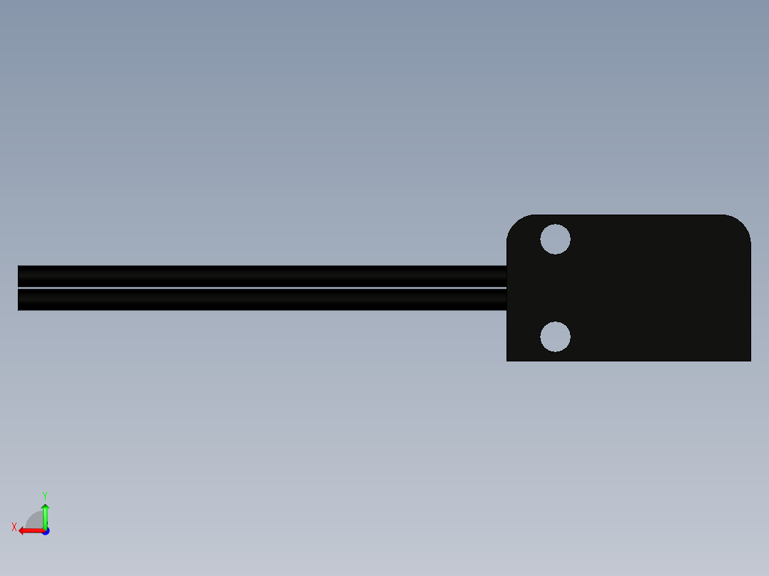 矩阵光纤_漫反射型FR-S18后视图