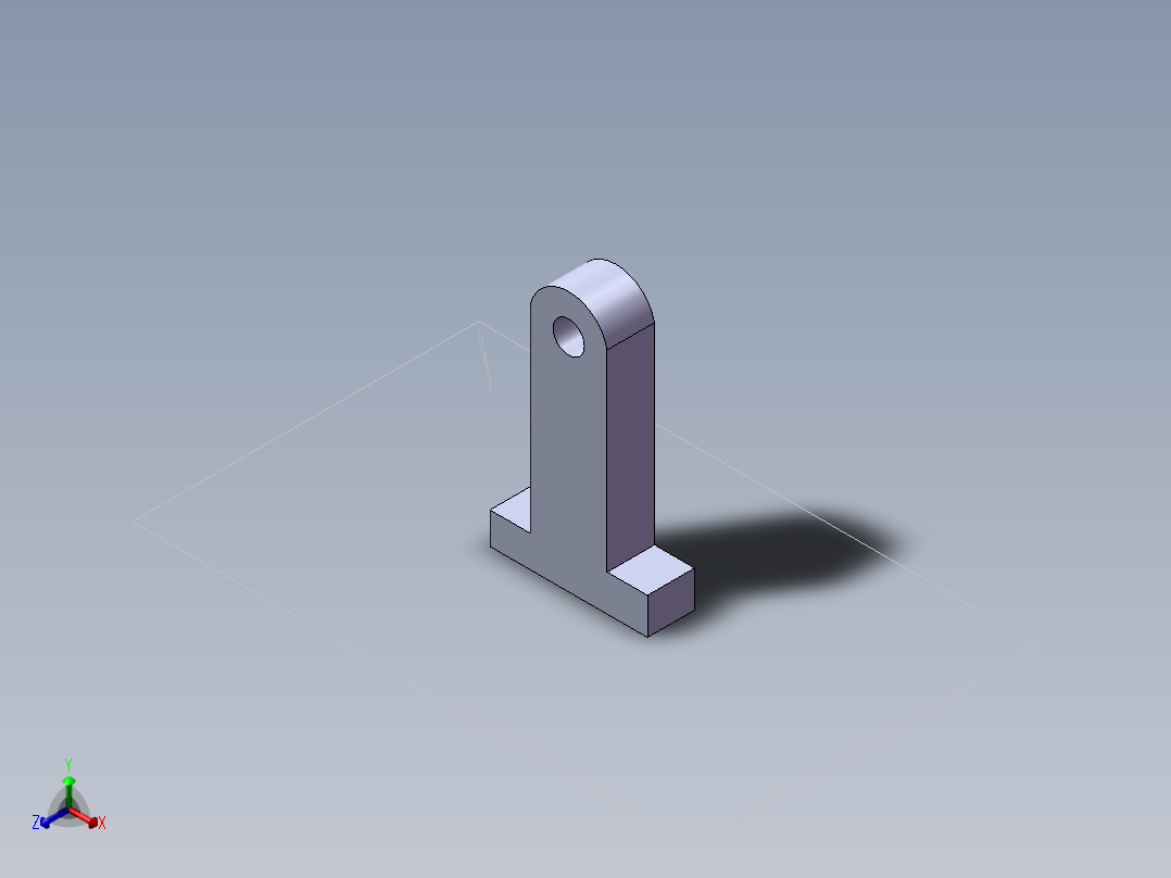 S33 支座正等轴测图
