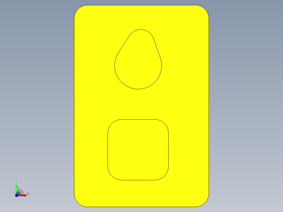 平面轮廓铣UG程序编程刀路-前视图