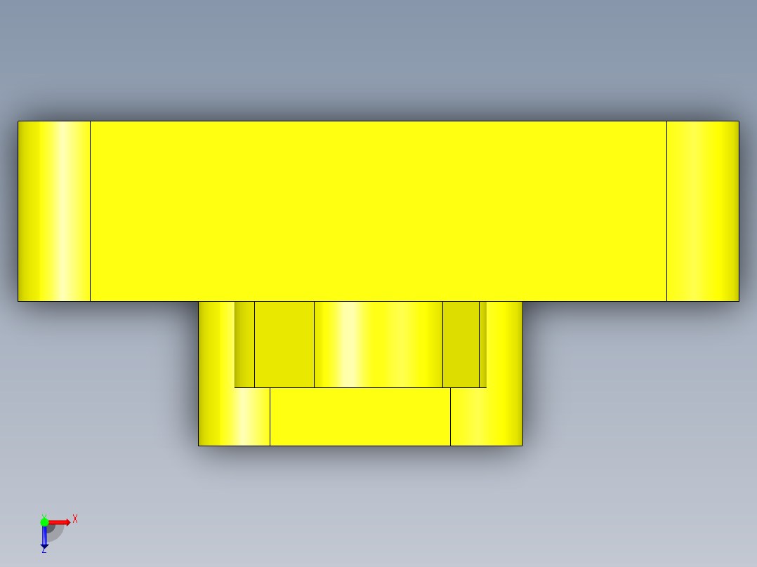 平面轮廓铣UG程序编程刀路-俯视图