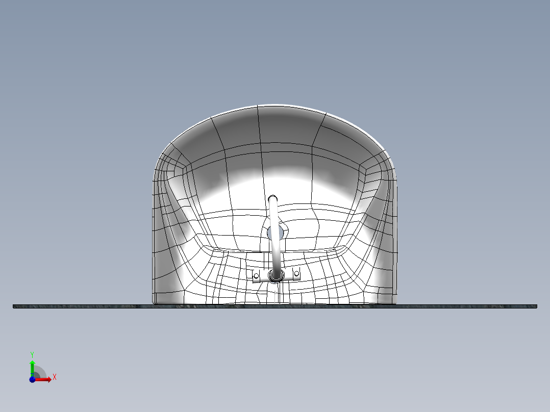 水槽、不锈钢水槽(130)前视图