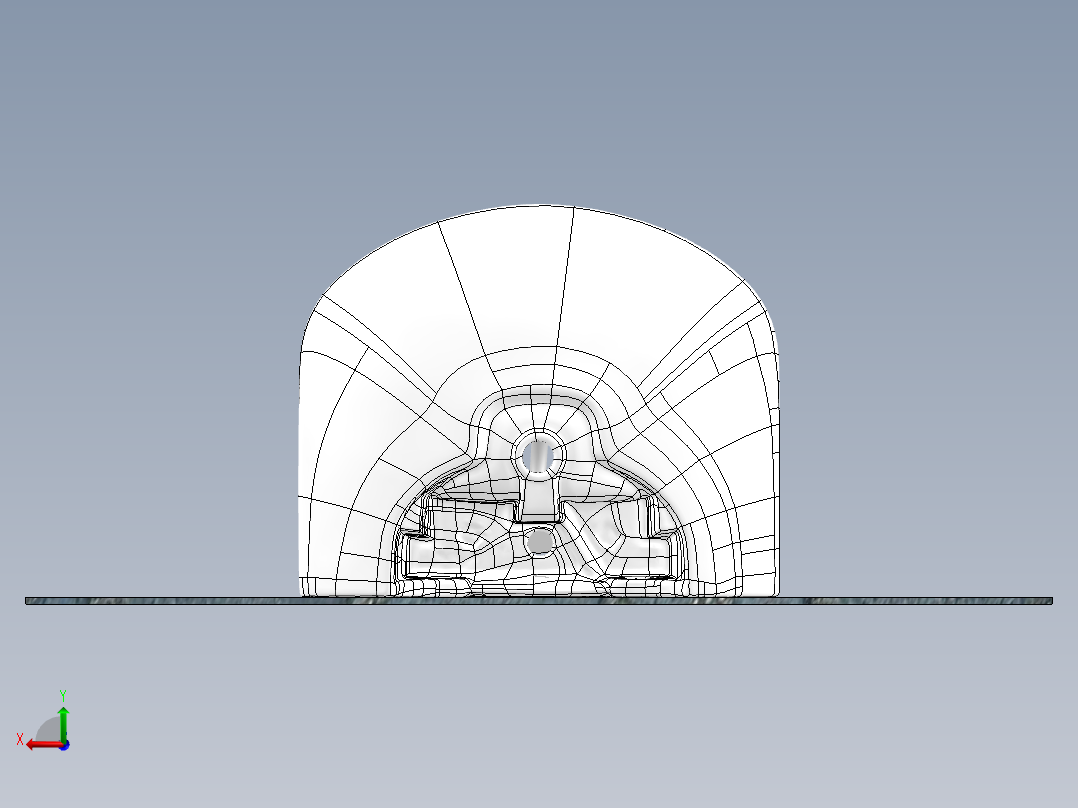 水槽、不锈钢水槽(130)后视图