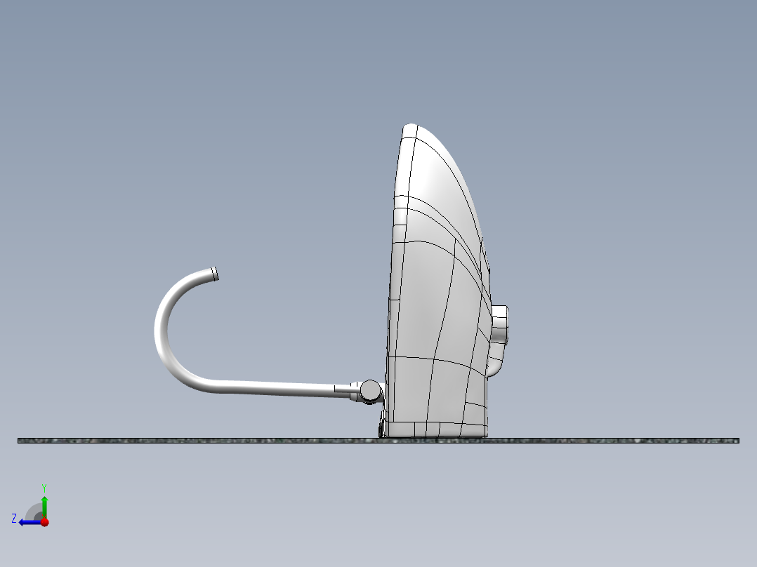 水槽、不锈钢水槽(130)右视图