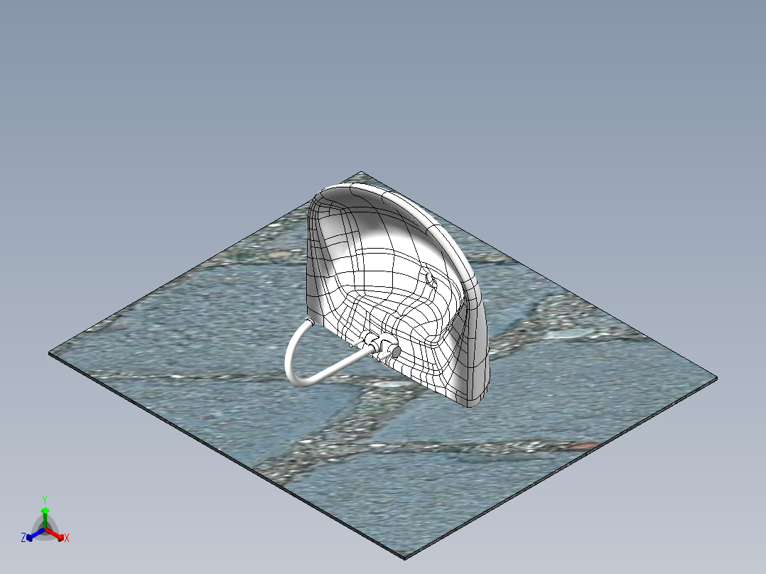 水槽、不锈钢水槽(130)正等轴测图
