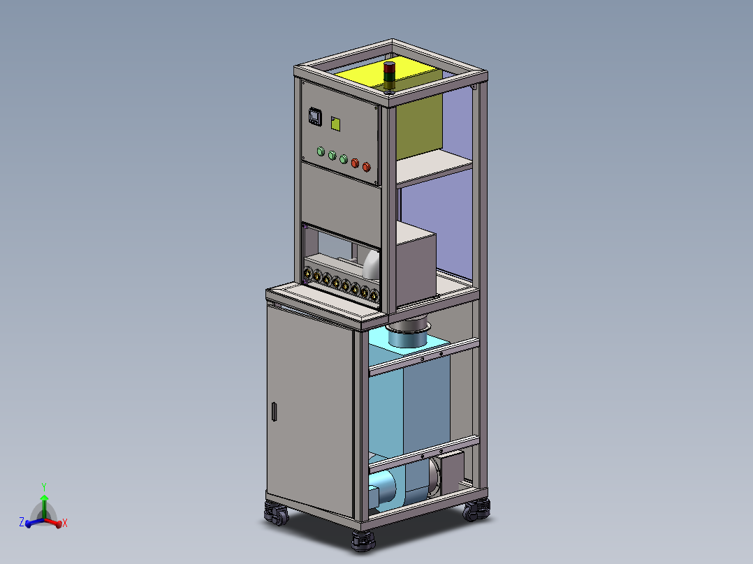 PVC管预热烤箱（sw18可编辑+工程图）