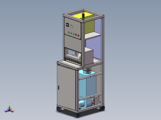 PVC管预热烤箱（sw18可编辑+工程图）