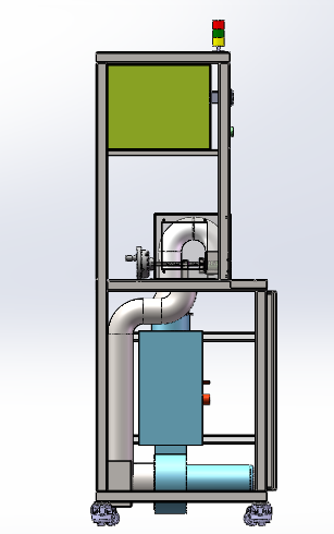PVC管预热烤箱（sw18可编辑+工程图）
