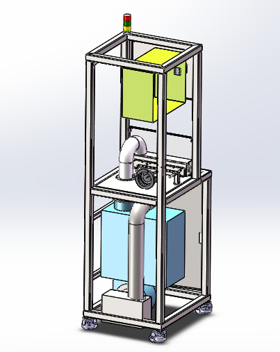 PVC管预热烤箱（sw18可编辑+工程图）