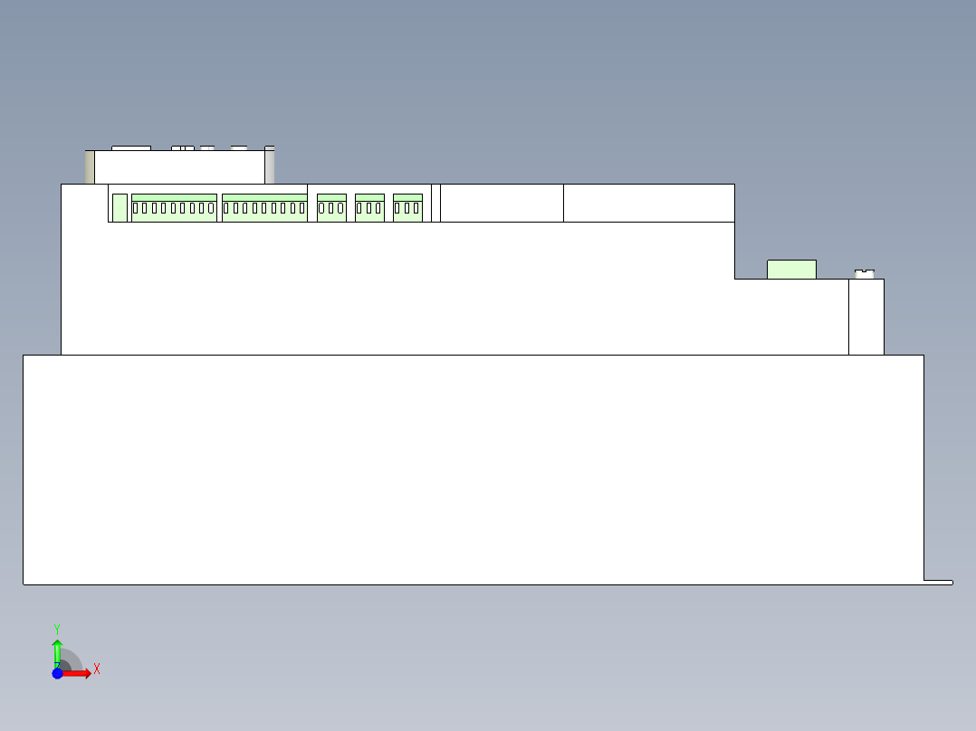 ABB ACS550-01-031A-4前视图