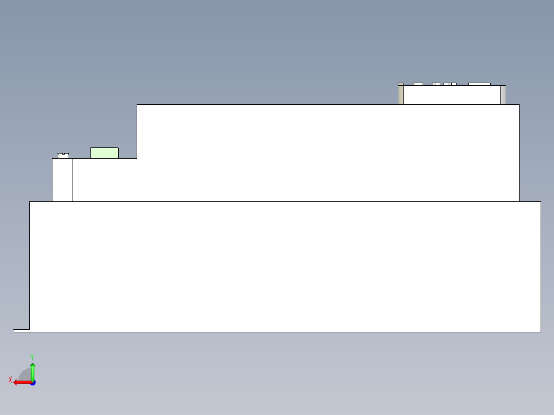 ABB ACS550-01-031A-4后视图