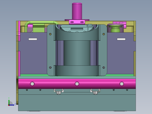 单向100W牵引式AGV三维图纸 Solidworks设计 附STEP左视缩略图