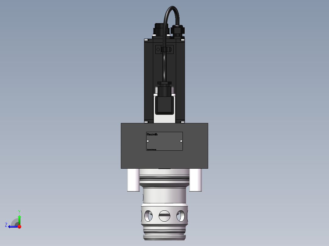 力士乐比例插装阀FESE50右视图