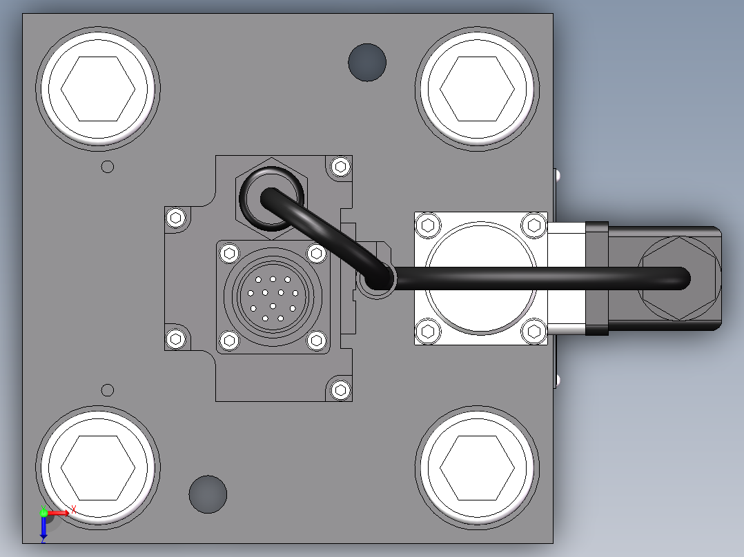 力士乐比例插装阀FESE50俯视图