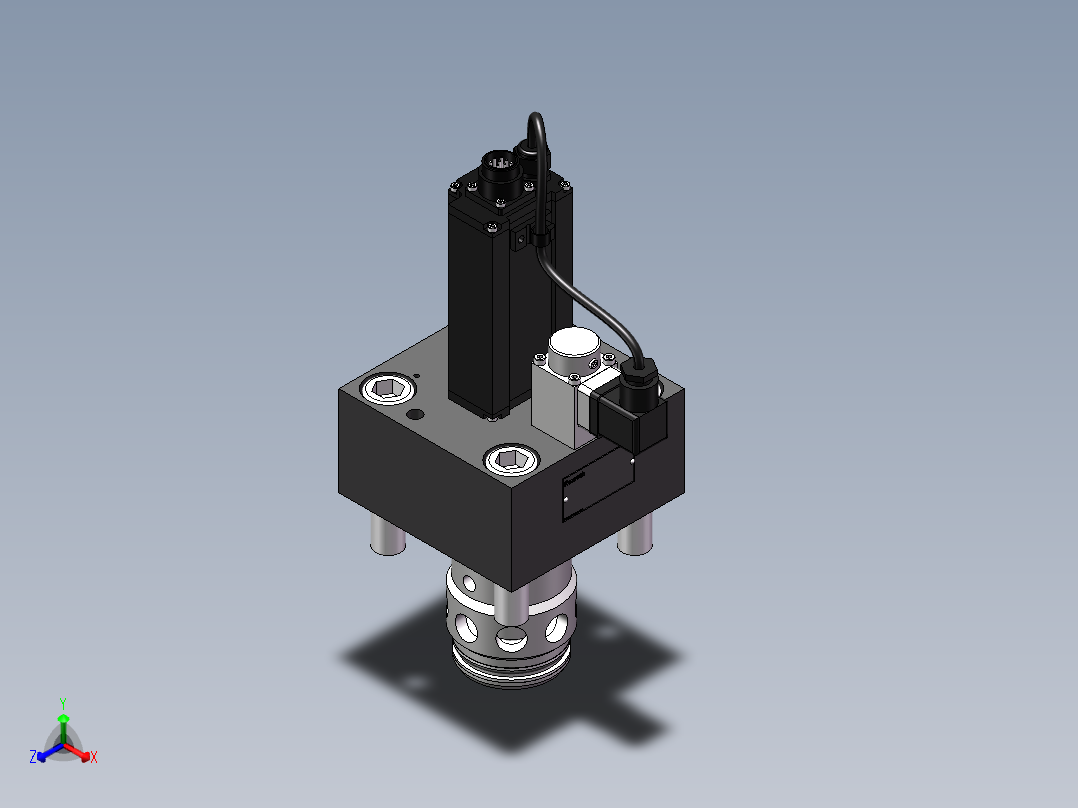 力士乐比例插装阀FESE50正等轴测图