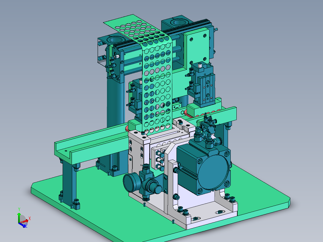 圆柱电池贴青稞纸机构
