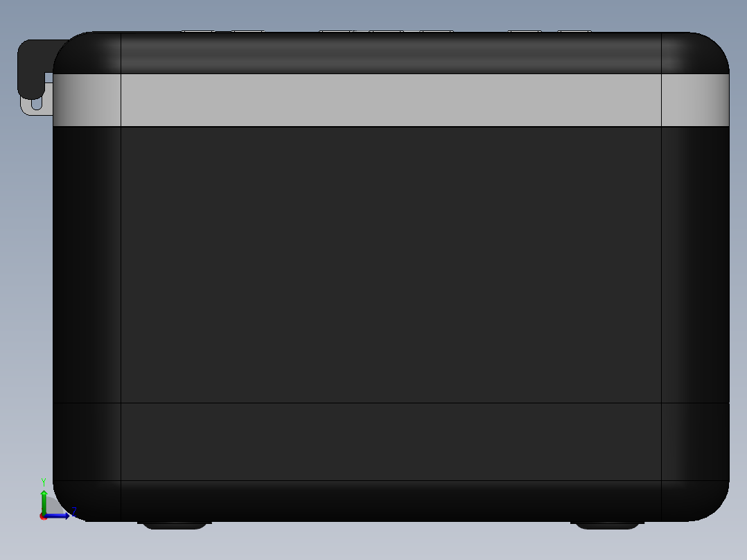 打印机(9)左视图