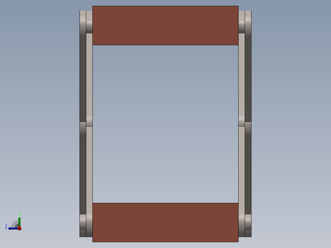剪式升降台 (4)右视图