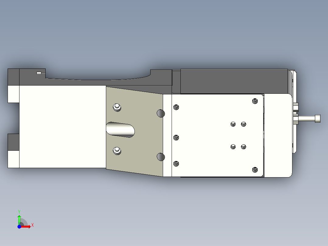 铆压机构前视图