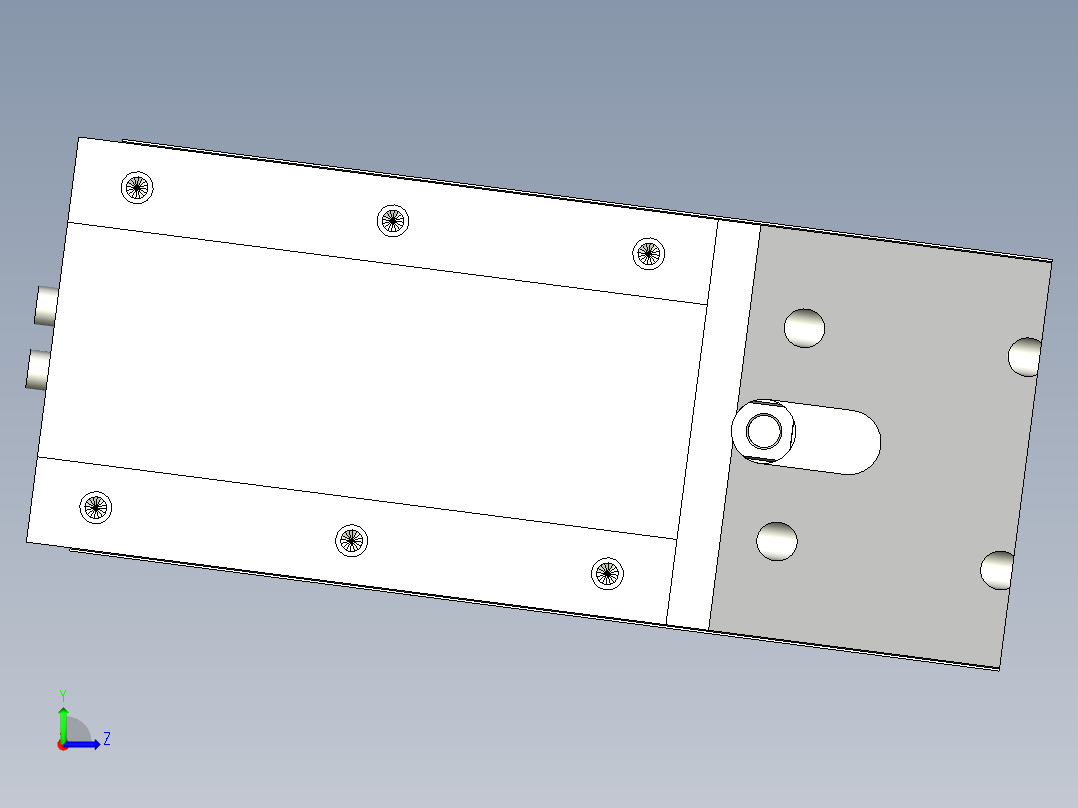 铆压机构左视图